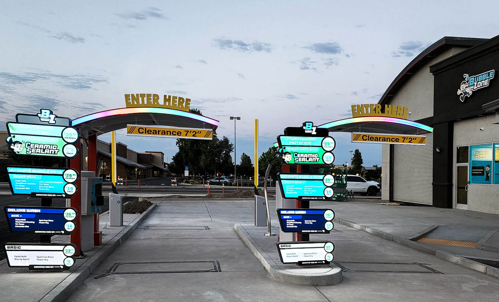 Home Bubble Zone Express Car wash